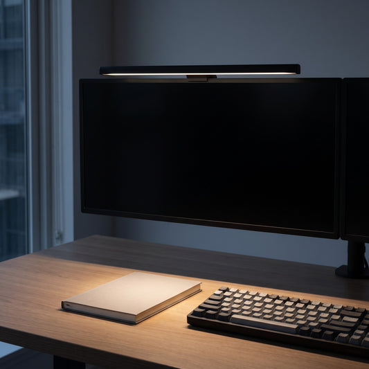 Monitor Light Bar in use