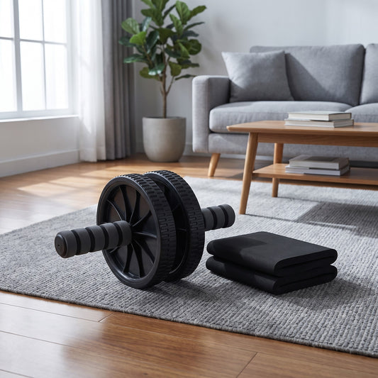 Ab Roller Wheel in use