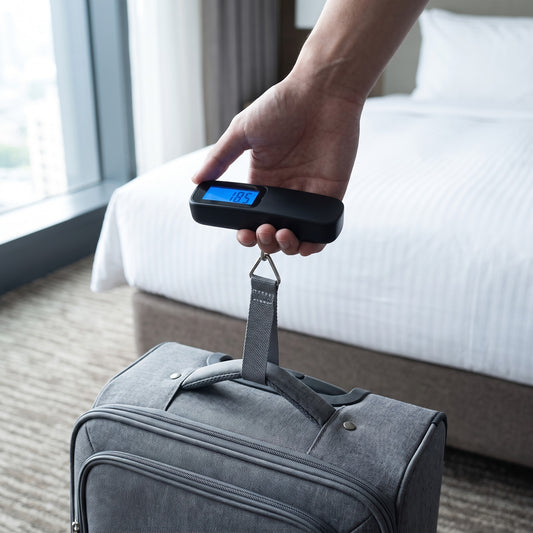 Digital Luggage Scale in use