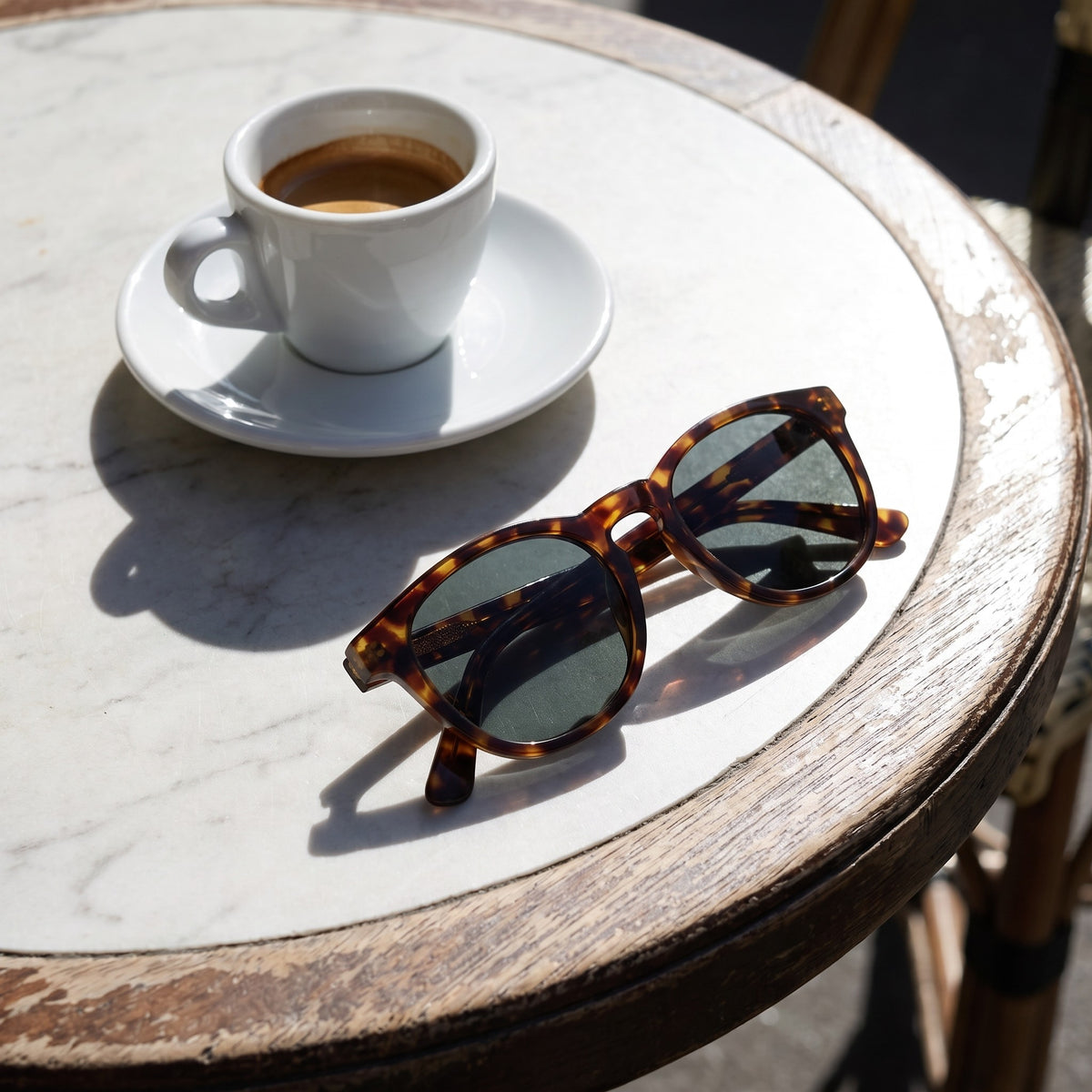 Polarized Sunglasses in use