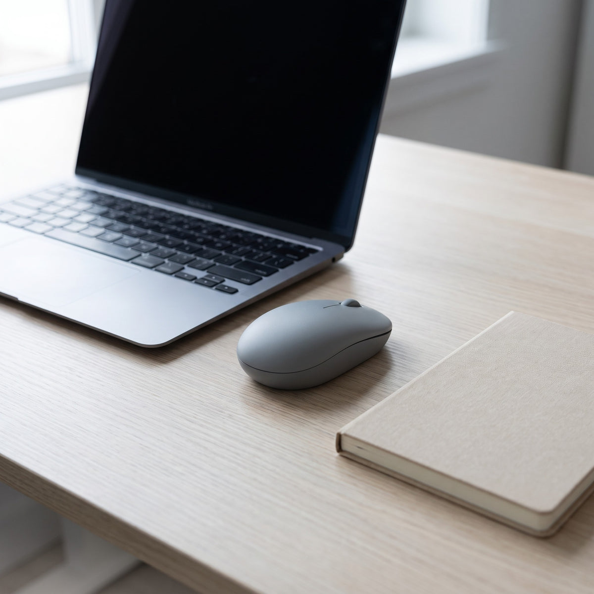 Silent Wireless Mouse in use